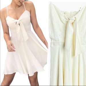 Altar’d State Tie Front White Dress